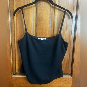 ST.JOHN BLACK KNIT CAMISOLE SZ. M